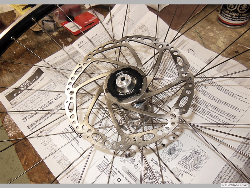 Fitting the rotor